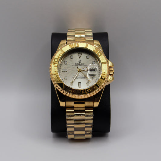 Yacht-Master Oyster Perpetual Date Gold White Dial - 40mm