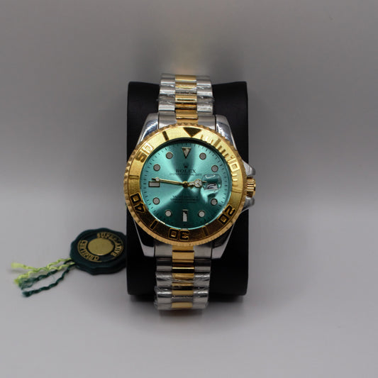 Yacht-Master Oyster Perpetual Date Two-Tone Teal Dial - 40mm
