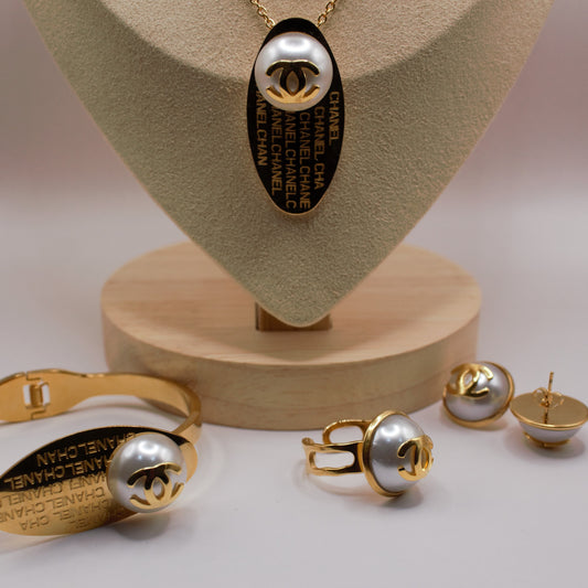 Gold Pearl Set