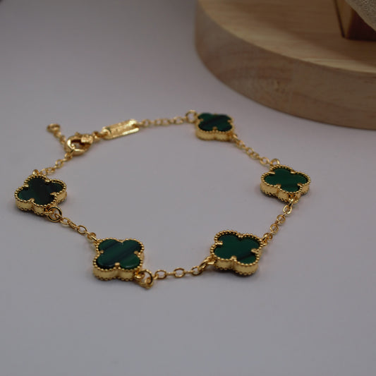 Emeral Green Clover Set