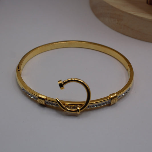 Gold Crystal Hook Set