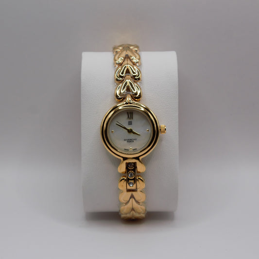 GVCY Heart Chained Band White Dial - 22mm