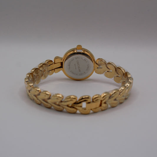 GVCY Heart Chained Band Gold Dial - 22mm
