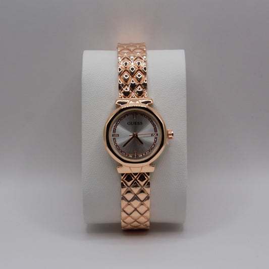 ? Ladies Rosegold Silver Dial - 22mm