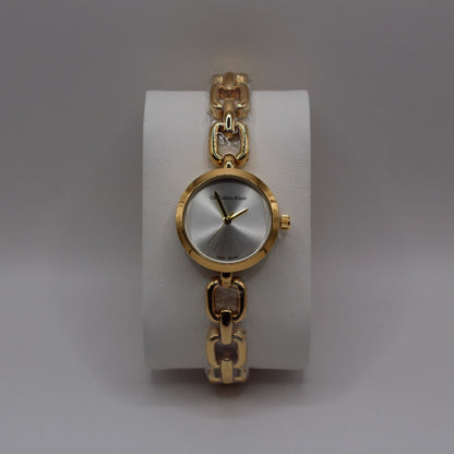 CK Ladies Gold Silver Dial - 22mm