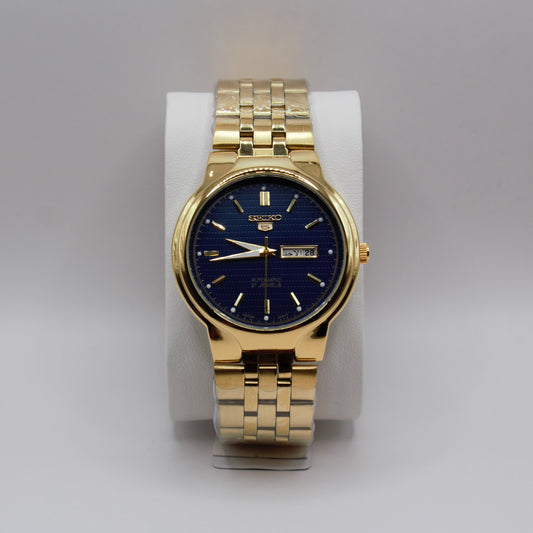 SK 5 Day-Date Gold Navy Blue Dial Automatic - 40mm