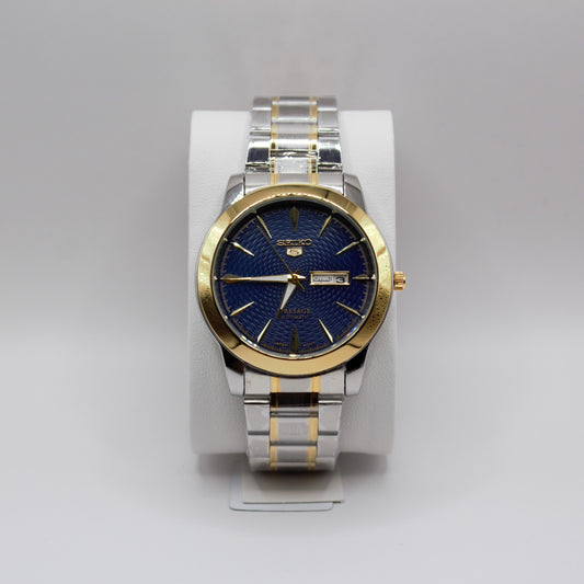 SK 5 Presage Day-Date Two-Tone Navy Blue Dial Automatic - 40mm