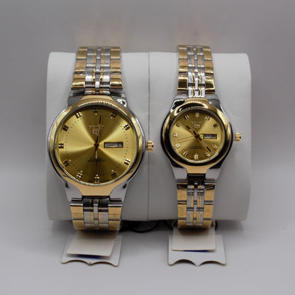 SK 5 Day-Date Two-Tone Gold Dial - Couple