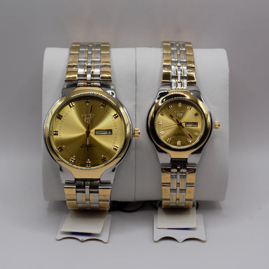 SK 5 Day-Date Two-Tone Gold Dial - Couple