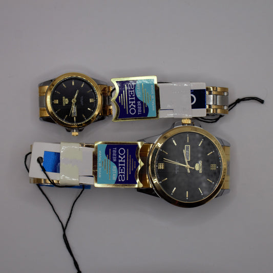 SK 5 Day-Date Two-Tone Black Dial - Couple