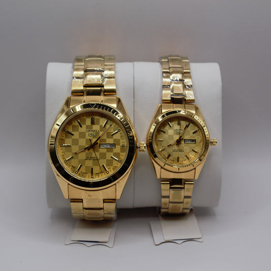 SK 5 Day-Date Gold Gold Dial - Couple
