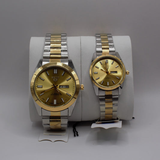 SK 5 Day-Date Two-Tone Gold Dial - Couple