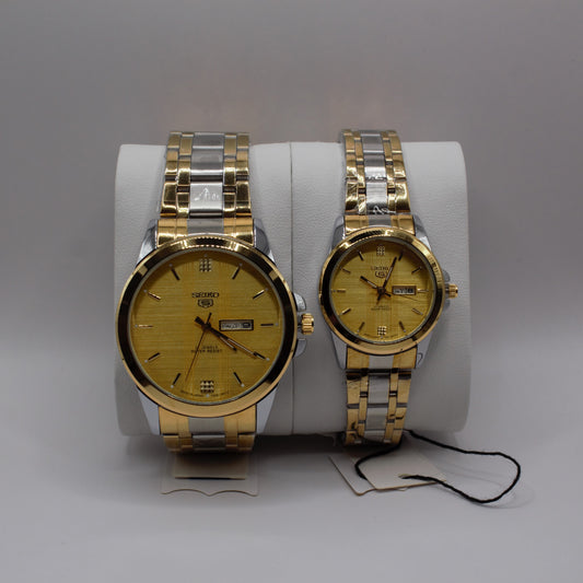 SK 5 Day-Date Two-Tone Gold Dial - Couple