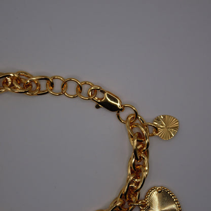 Golden Heart Bracelet 1