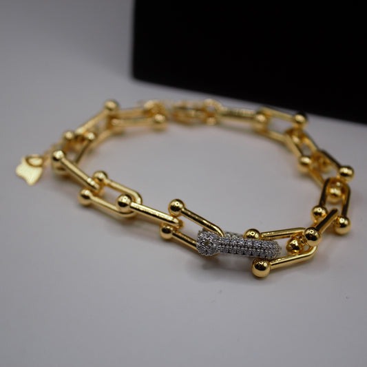 Crystalized Horse Shoe Set