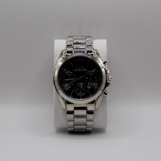 MK Bradshaw Date Silver Black Dial - 43mm