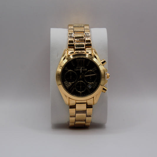 MK Bradshaw Date Gold Black Dial - 36mm