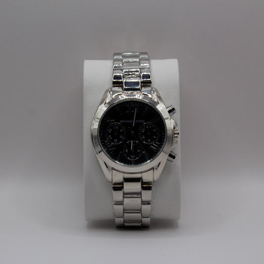 MK Bradshaw Date Silver Black Dial - 36mm