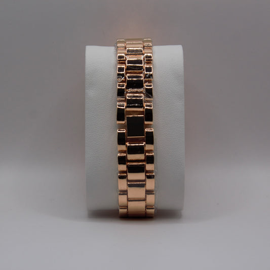 MK Bradshaw Date Rose Gold Silver Dial - 36mm