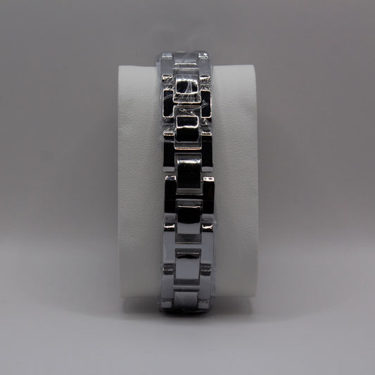 MK Big Logo Chained Silver Silver Dial - 34mm