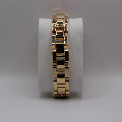 MK Big Logo Chained Gold Black Dial - 34mm