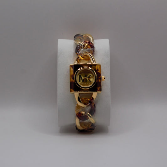 MK Chain Lock Gold Gold Dial - 25mm