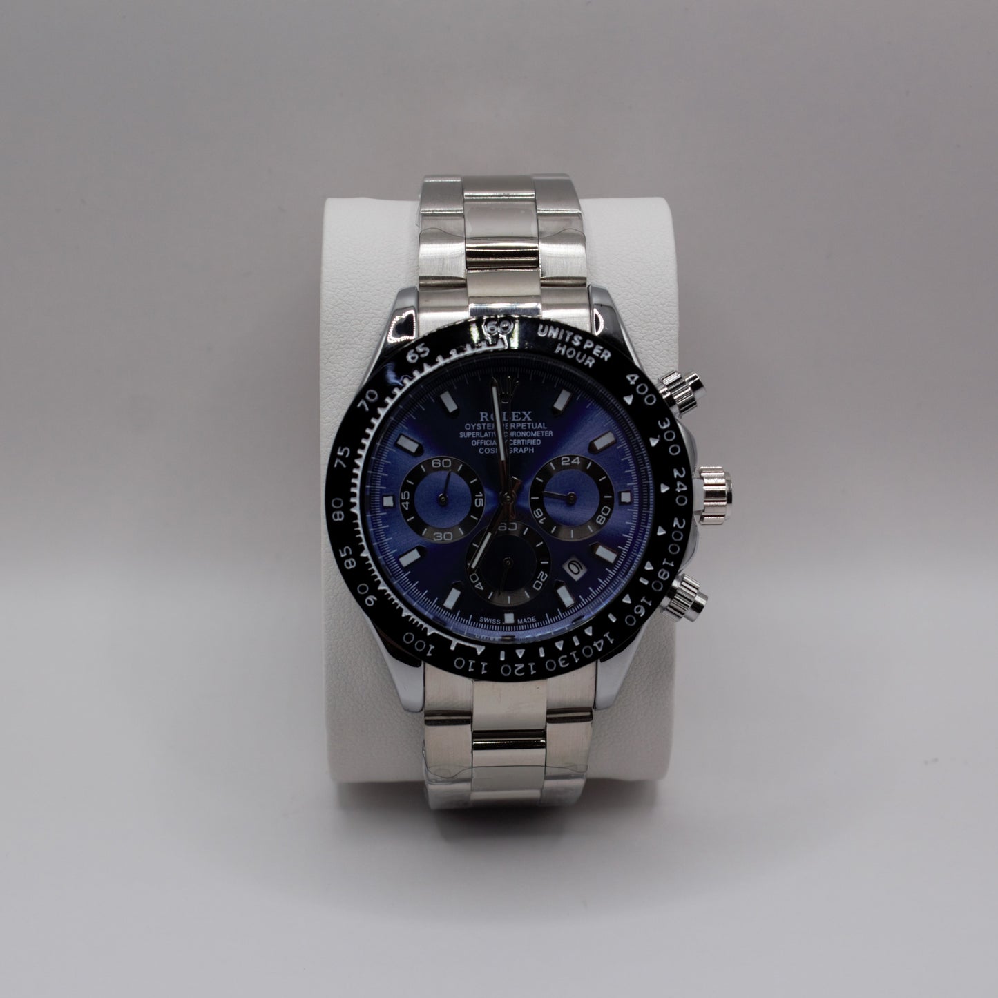 Cosmograph Daytona Silver Blue Dial - 42mm