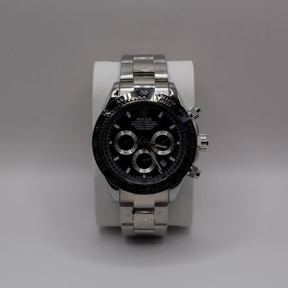 Cosmograph Daytona Silver Black Dial - 42mm