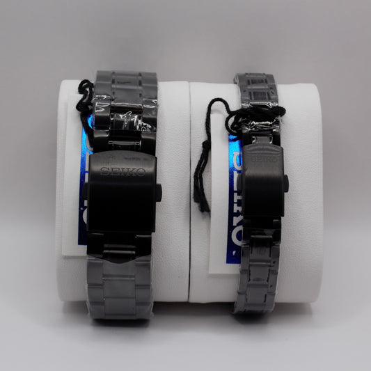 SK 5 SNZB Day-Date Black Black Dial - Couple