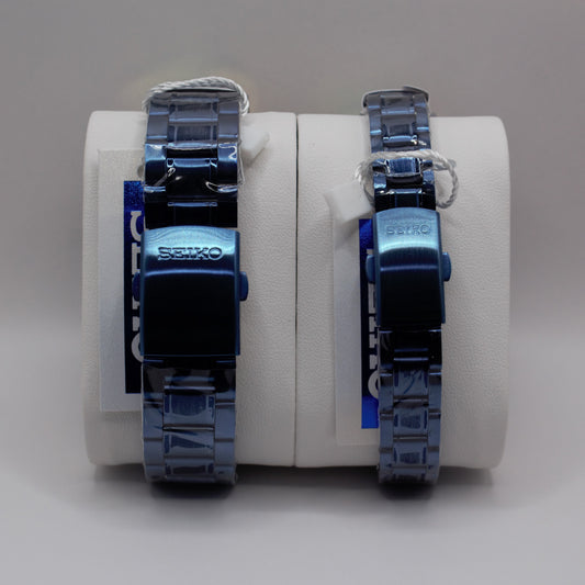 SK 5 SNZB Day-Date Blue Blue Dial - Couple