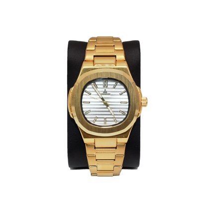 Fitron 117225M Gold Silver Dial - Automatic