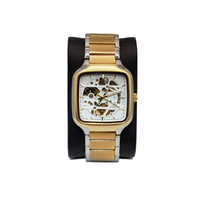 Fitron 117236M Two-Tone Silver Dial - Automatic