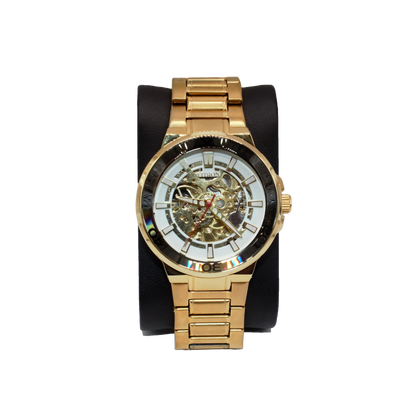 Fitron 117195M Gold White Dial - Automatic