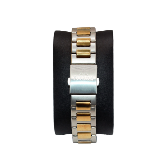 Fitron 117225M Two-Tone Silver Dial - Automatic