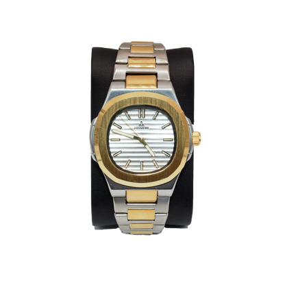Fitron 117225M Two-Tone Silver Dial - Automatic