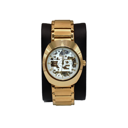 Fitron 117235M Gold Silver Dial - Automatic