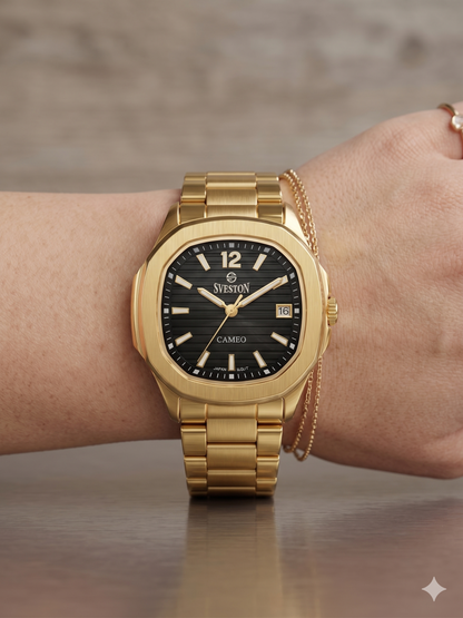 SVESTON CAMEO 19051L BLACK DIAL - WOMEN'S QUARTZ