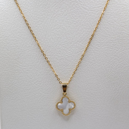 V@n Cleef & Arpels Gold Plated Four Leaf Clover Set